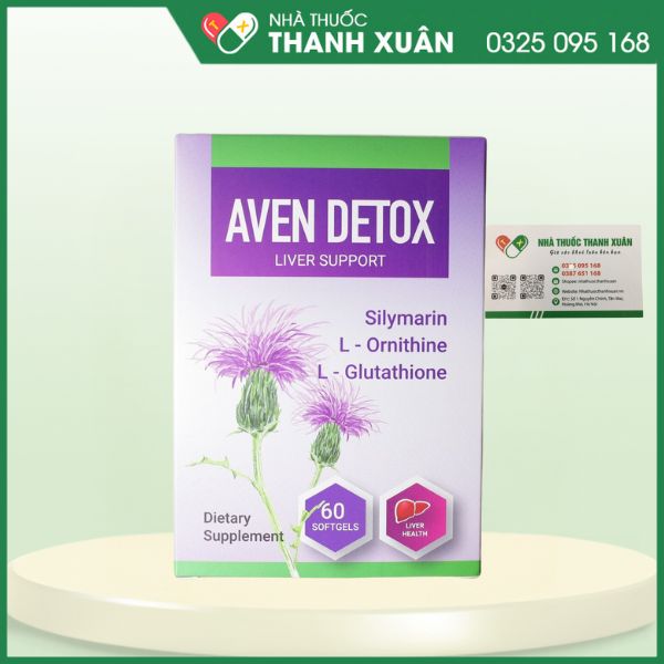 Aven Detox - Hỗ trợ giải độc gan, bảo vệ gan, tăng cường chức năng gan